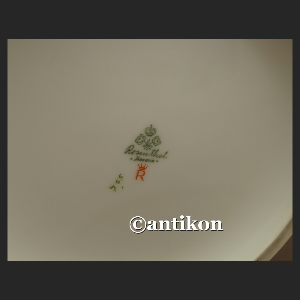 Wazon Rosenthal olbrzym biały porcelanowy w stylu biedermeier 