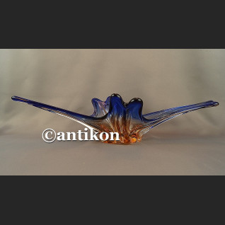 Wielka artystyczna patera szkło z Murano 