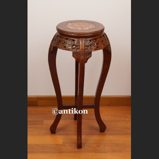 Kolumna drewniany postument  wysoki stolik pod rzeźbę lub kwiaty 