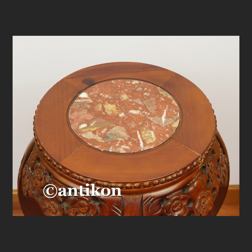 Kolumna drewniany postument wysoki stolik pod rzeźbę lub kwiaty Kolumna drewniany postument wysoki stolik pod rzeźbę lub kwiaty