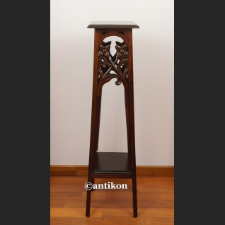 Kolumna drewniana postument wysoki stolik pod rzeźbę lub lampę Kolumna drewniana postument wysoki stolik pod rzeźbę lub lampę