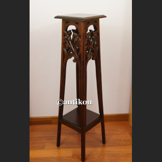 Kolumna drewniana postument wysoki stolik pod rzeźbę lub lampę Kolumna drewniana postument wysoki stolik pod rzeźbę lub lampę