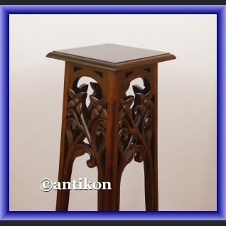 Kolumna drewniana postument wysoki stolik pod rzeźbę lub lampę Kolumna drewniana postument wysoki stolik pod rzeźbę lub lampę