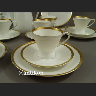 Serwis Rosenthal kawowy wyjątkowa forma klasyk z białej porcelany Serwis Rosenthal kawowy wyjątkowa forma klasyk z białej porcelany