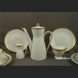 Serwis Rosenthal kawowy wyjątkowa forma klasyk z białej porcelany Serwis Rosenthal kawowy wyjątkowa forma klasyk z białej porcelany