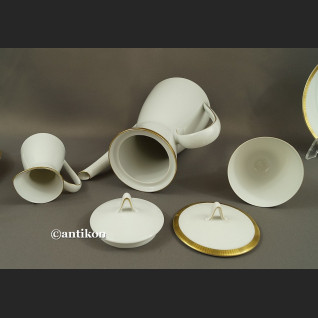Serwis Rosenthal kawowy wyjątkowa forma klasyk z białej porcelany Serwis Rosenthal kawowy wyjątkowa forma klasyk z białej porcelany