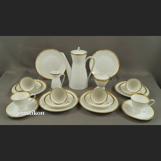 Serwis Rosenthal kawowy wyjątkowa forma klasyk z białej porcelany Serwis Rosenthal kawowy wyjątkowa forma klasyk z białej porcelany