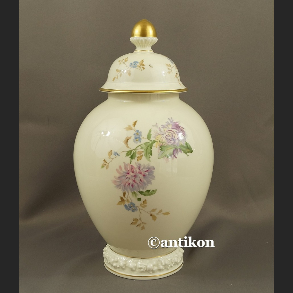 Wazon Rosenthal duży z pokrywką chryzantemy waza Wazon Rosenthal duży z pokrywką chryzantemy waza