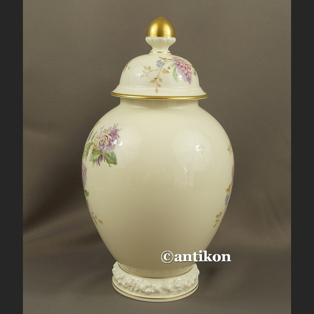 Wazon Rosenthal duży z pokrywką chryzantemy waza Wazon Rosenthal duży z pokrywką chryzantemy waza