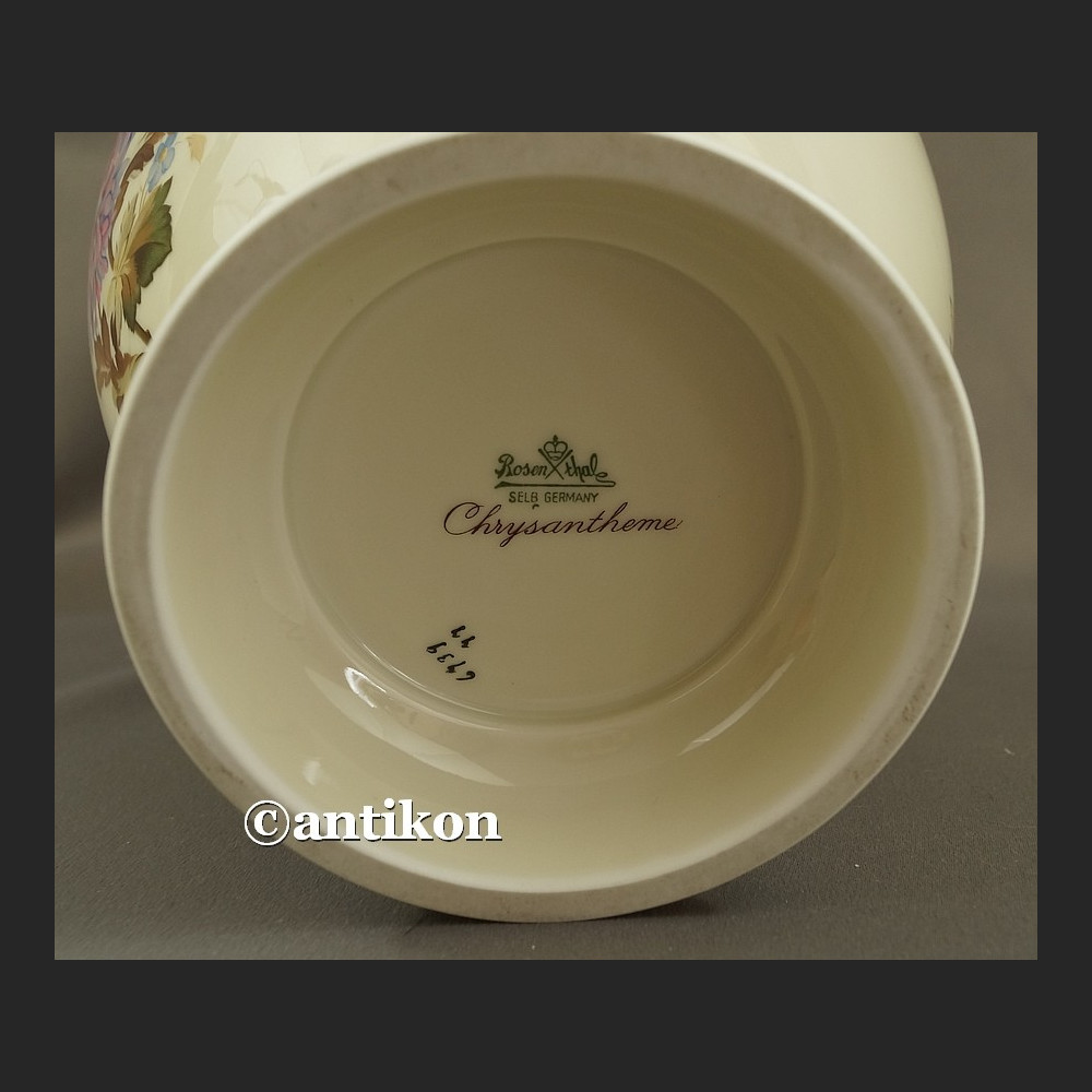 Wazon Rosenthal duży z pokrywką chryzantemy waza Wazon Rosenthal duży z pokrywką chryzantemy waza