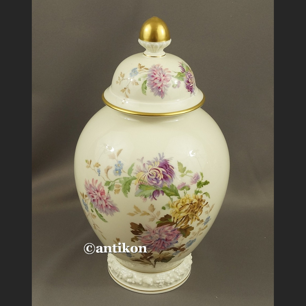 Wazon Rosenthal duży z pokrywką chryzantemy waza Wazon Rosenthal duży z pokrywką chryzantemy waza