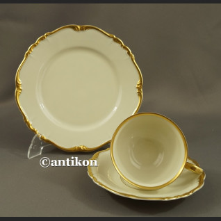 Filiżanka kolekcjonerska stara bawarska porcelana zestaw śniadaniowy eleganckie trio Filiżanka kolekcjonerska stara bawarska porcelana zestaw śniadaniowy eleganckie trio