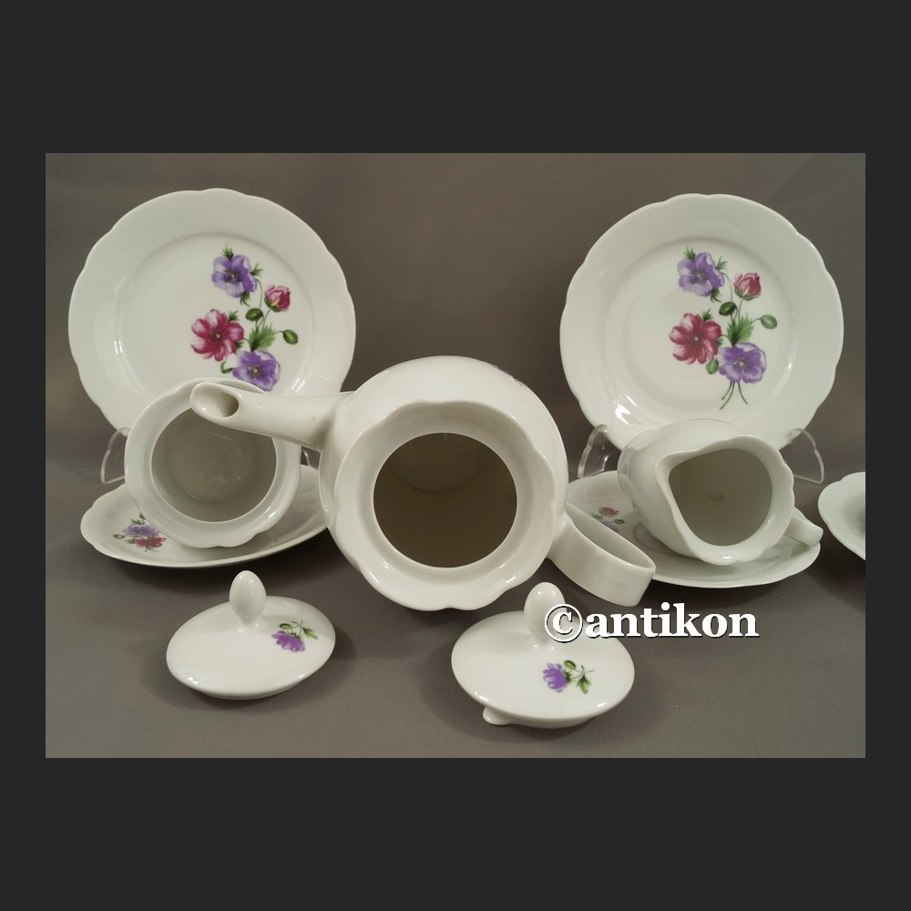 Serwis kawowo herbaciany  Fiołki Kahla 