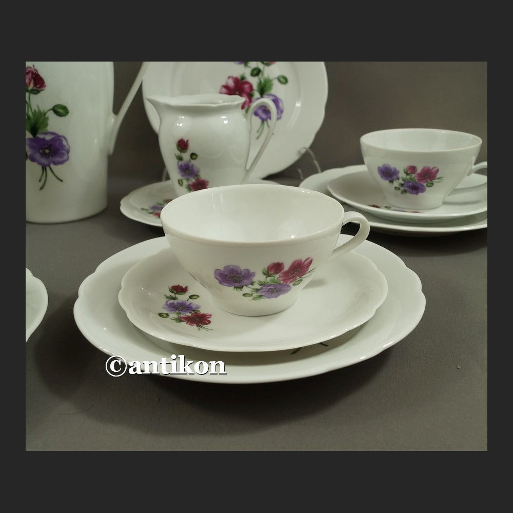 Serwis kawowo herbaciany  Fiołki Kahla 