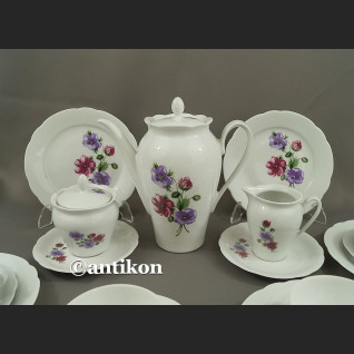 Serwis kawowo herbaciany  Fiołki Kahla 