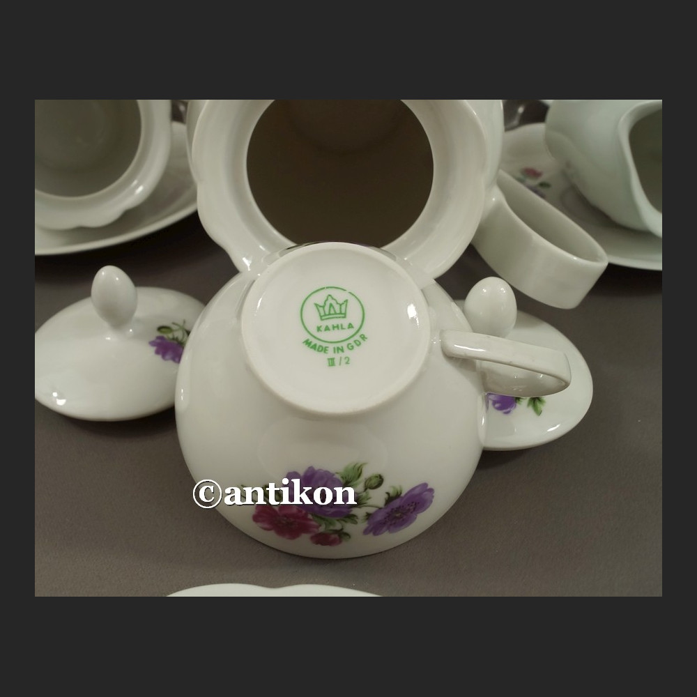 Serwis kawowo herbaciany  Fiołki Kahla 