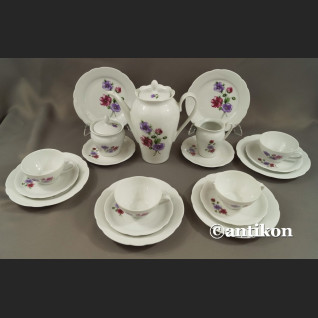 Serwis kawowo herbaciany  Fiołki Kahla 