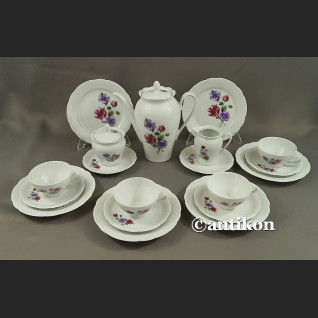 Serwis kawowo herbaciany  Fiołki Kahla 