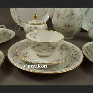 Serwis Furstenberg kawowy hrebaciany na 6 osób romantyczna porcelana  Serwis do kawy herbaty Furstenberg na 6 osób  - 2