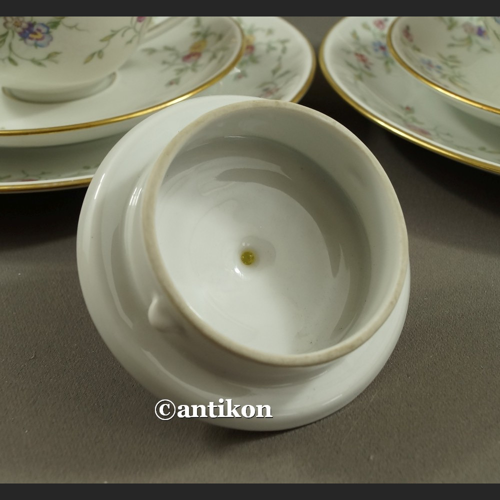 Serwis Furstenberg kawowy hrebaciany na 6 osób romantyczna porcelana  Serwis do kawy herbaty Furstenberg na 6 osób  - 6