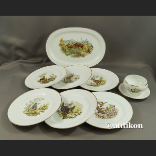 Serwis obiadowy do dziczyzny  na 6 osób Hutschenreuther Tirschenreuth grupa Rosenthal