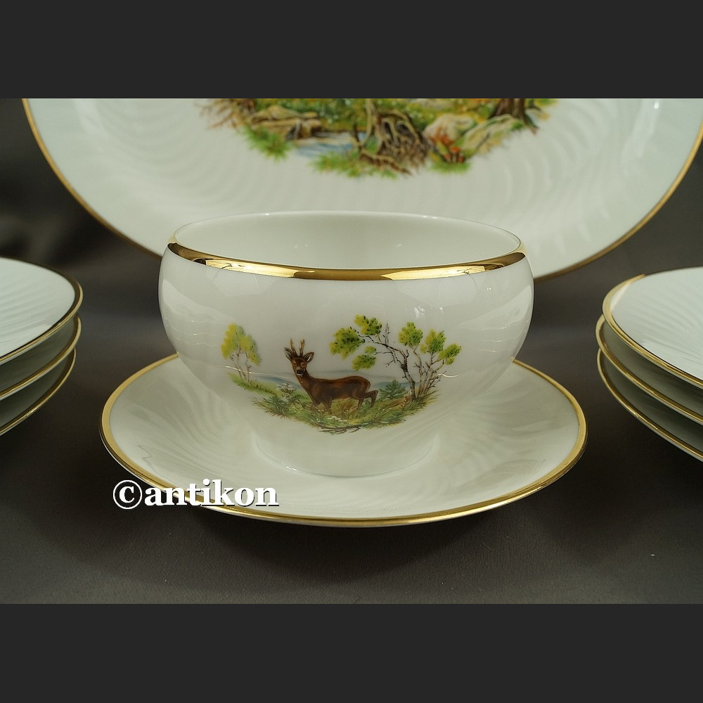 Serwis obiadowy do dziczyzny na 6 osób Hutschenreuther Tirschenreuth grupa Rosenthal Serwis obiadowy do dziczyzny na 6 osób Hutschenreuther Tirschenreuth grupa Rosenthal