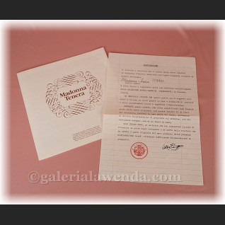 Relief alabastrowy płaskorzeźba Madonna z Dzieciątkiem Relief alabastrowy płaskorzeźba Madonna z Dzieciątkiem