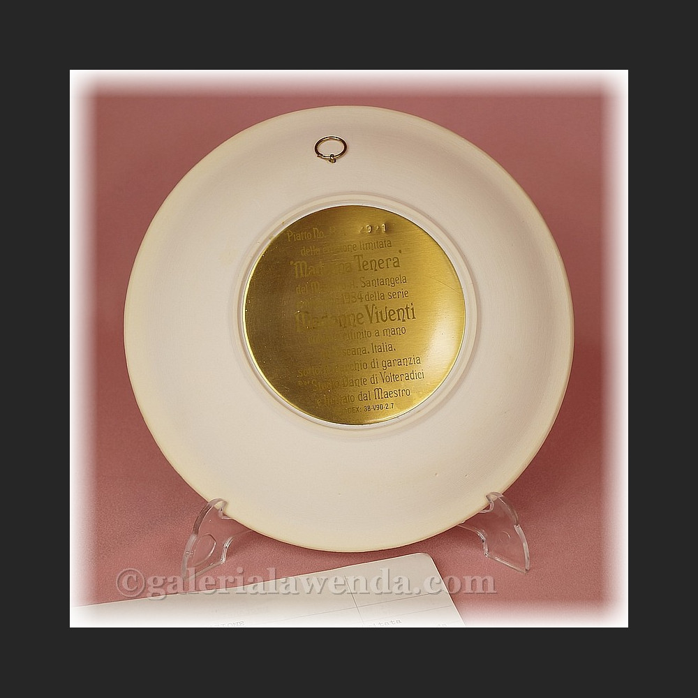 Relief alabastrowy płaskorzeźba Madonna z Dzieciątkiem Relief alabastrowy płaskorzeźba Madonna z Dzieciątkiem