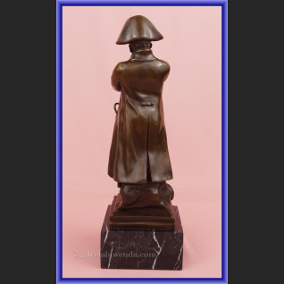 Rzeźba z brązu Napoleon z lunetą Francja Rzeźba z brązu Napoleon z lunetą Francja