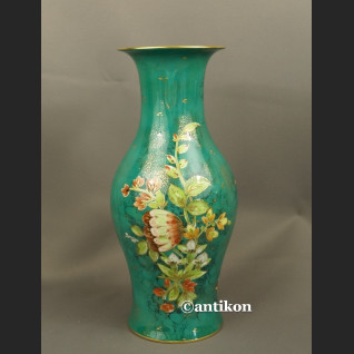 Wazon Rosenthal duży zielony  ręcznie malowany 