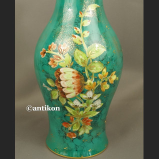 Wazon Rosenthal duży zielony  ręcznie malowany 