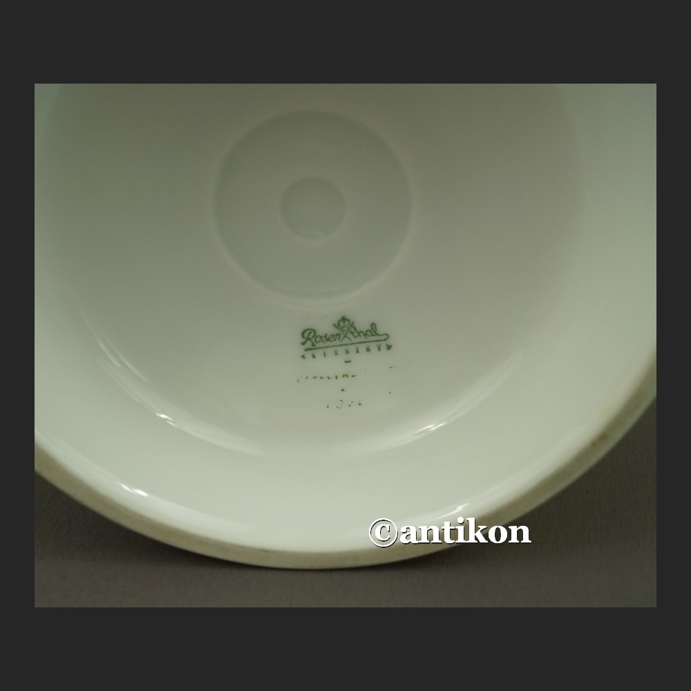 Wazon Rosenthal duży zielony  ręcznie malowany 