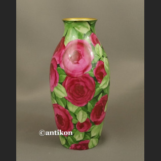 Wazon Rosenthal unikat przedwojenny róże ręcznie malowane
