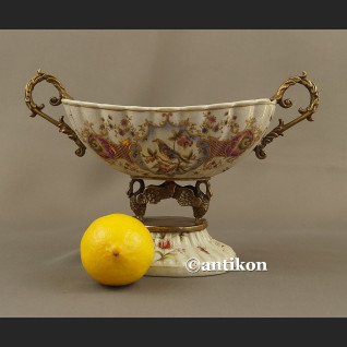 Patera porcelanowa z ptaszkami