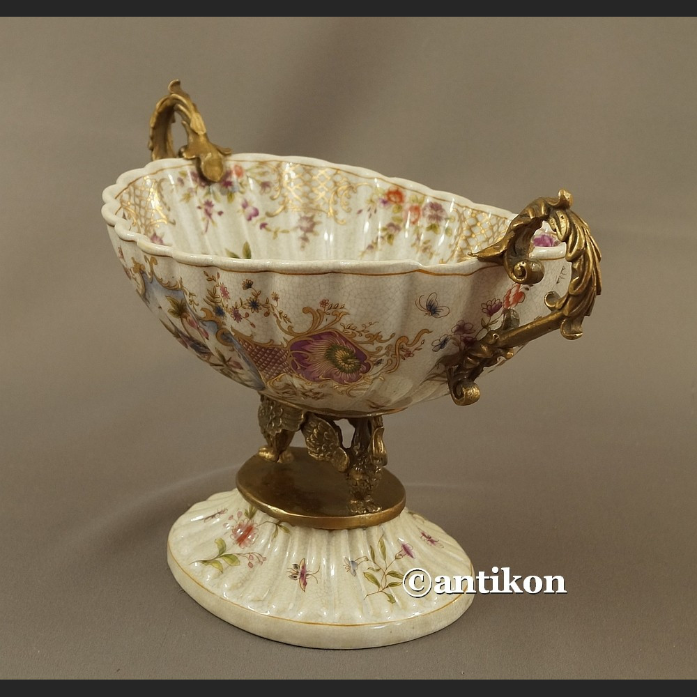 Patera porcelanowa z ptaszkami