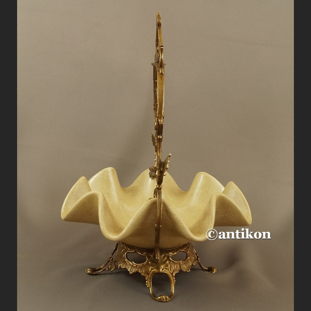 Koszyk porcelanowy fantastyczna  patera na owoce