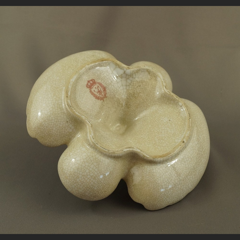 Patera z lwem kabaret porcelanowy Patera z lwem kabaret porcelanowy