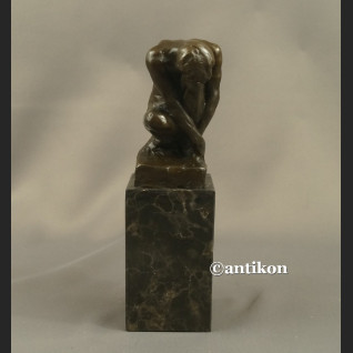Rzeźba chłopiec A. Rodin klasyka brąz Rzeźba chłopiec A. Rodin klasyka brąz