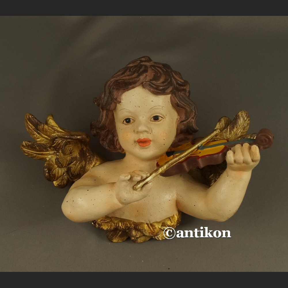 Anioł skrzypek barokowa figura 