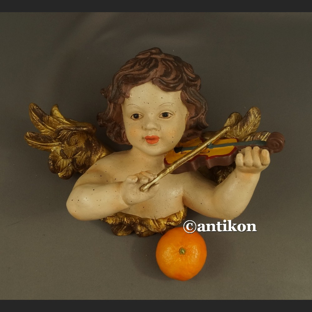 Anioł skrzypek barokowa figura  Anioł skrzypek barokowa figura