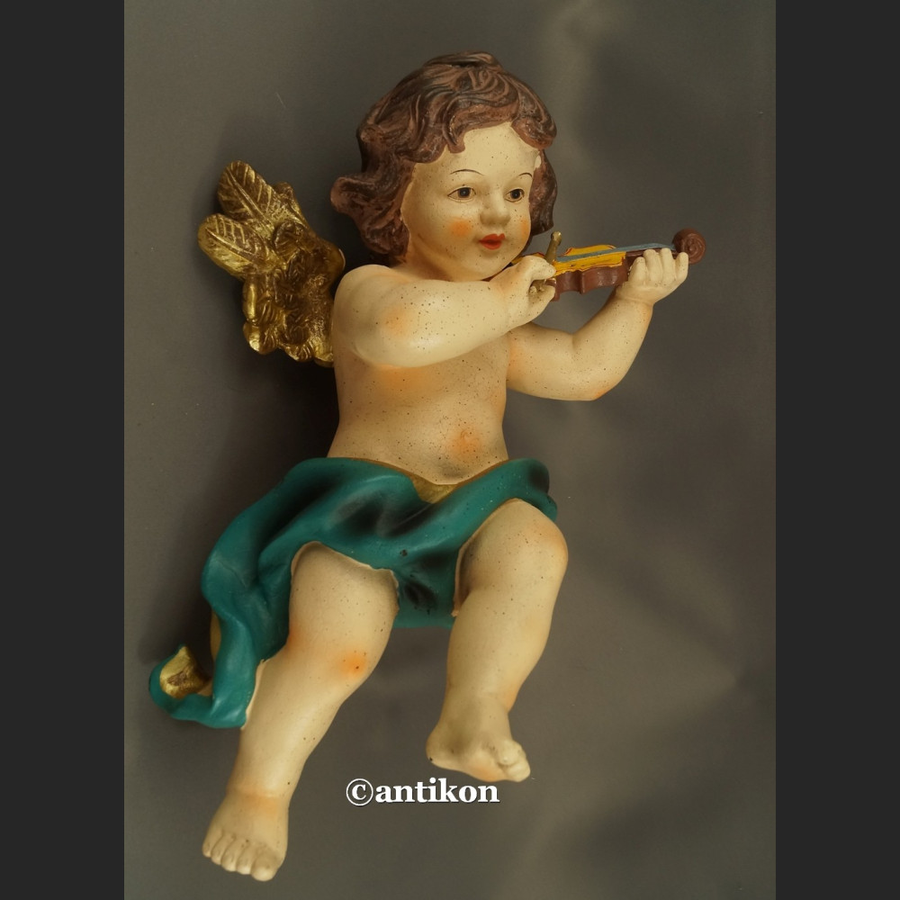 Anioł skrzypek duża barokowa figurka Anioł skrzypek duża barokowa figurka