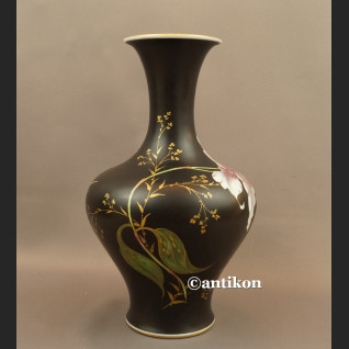 Wazon Rosenthal wielki z lilią malowany Wazon Rosenthal wielki z lilią malowany