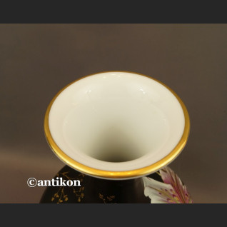 Wazon Rosenthal wielki z lilią malowany Wazon Rosenthal wielki z lilią malowany