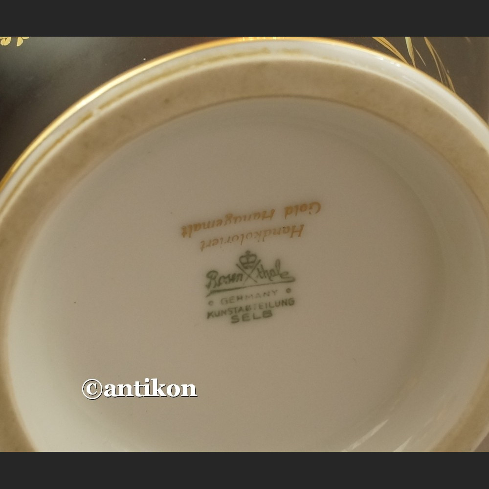 Wazon Rosenthal wielki z lilią malowany Wazon Rosenthal wielki z lilią malowany