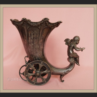 Róg obfitości na szczęście WMF antyk  Róg obfitości na szczęście WMF antyk