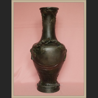 Wazon z brązu secesja Francja A. Moreau 