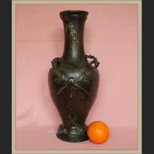 Wazon z brązu secesja Francja A. Moreau 