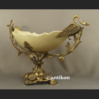 Patera porcelana z brązem Pałacowa ogromna Patera porcelana z brązem Pałacowa ogromna