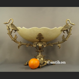 Patera porcelana z brązem Pałacowa ogromna Patera porcelana z brązem Pałacowa ogromna