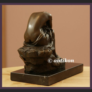 ŚLICZNA ŚPIĄCA DZIEWCZYNA AKT Z BRĄZU RZEŹBA ART DECO ŚLICZNA ŚPIĄCA DZIEWCZYNA AKT Z BRĄZU RZEŹBA ART DECO